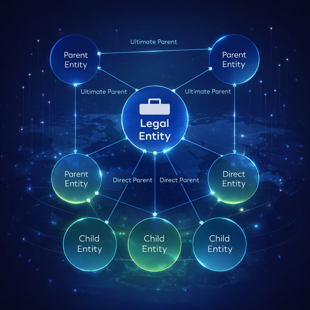 LEI Niveau 2 gegevens die eigendoms- en zeggenschapsrelaties van bedrijven tonen