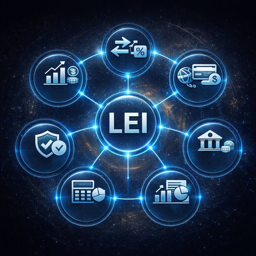 Wereldwijde LEI-code use cases in financiële markten, betalingen, rapportage en internationale bedrijfsactiviteiten